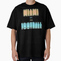Miami Football Throwback 80S T-Shirt - Fun Novelty Design Unisex - T-Shirt, Sweatshirt, Hoodie
