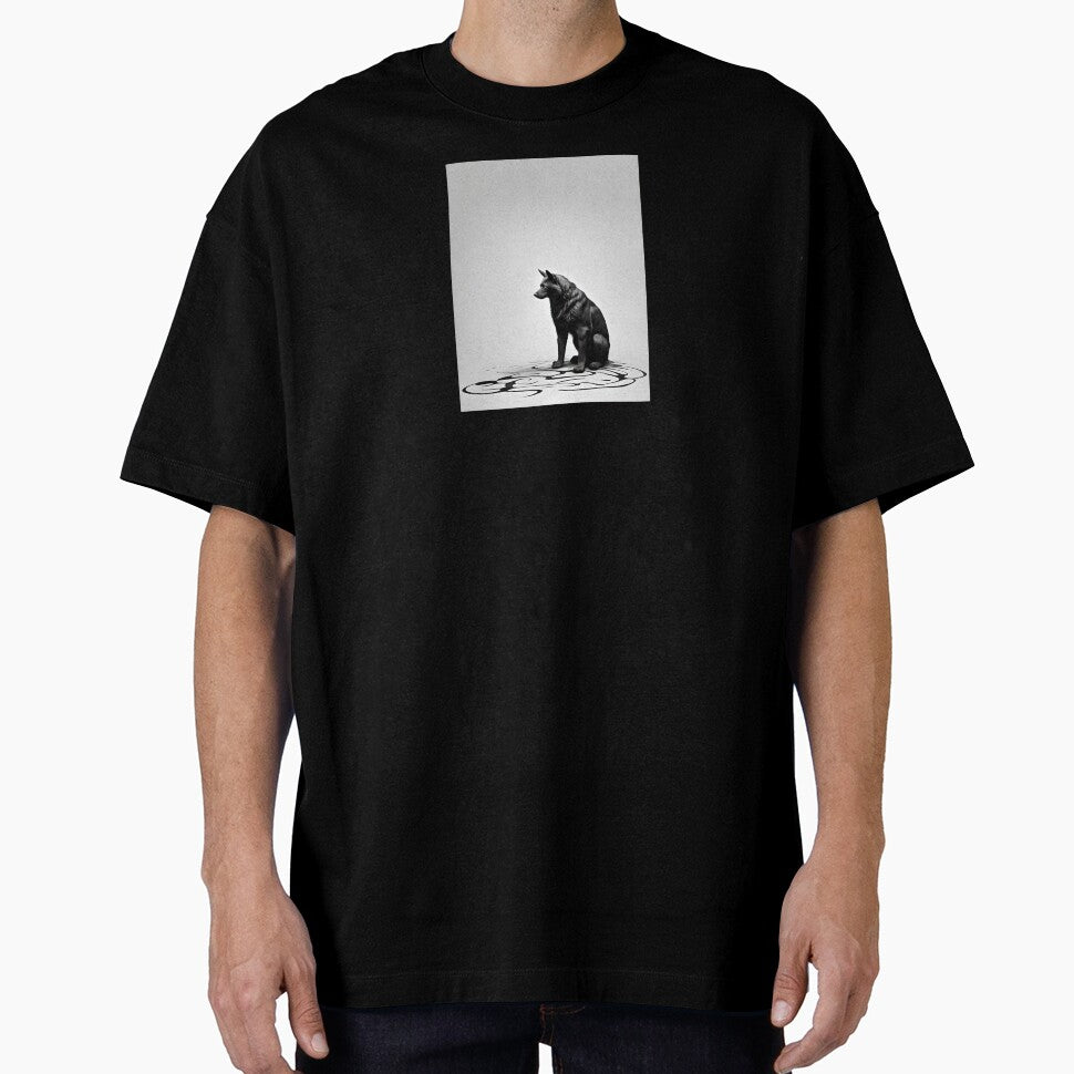 The Black Dog of Depression, Digital Art by Burn-Ego - Adult & Kids T-Shirts, Sweatshirts & Hoodies apparel design preview 1