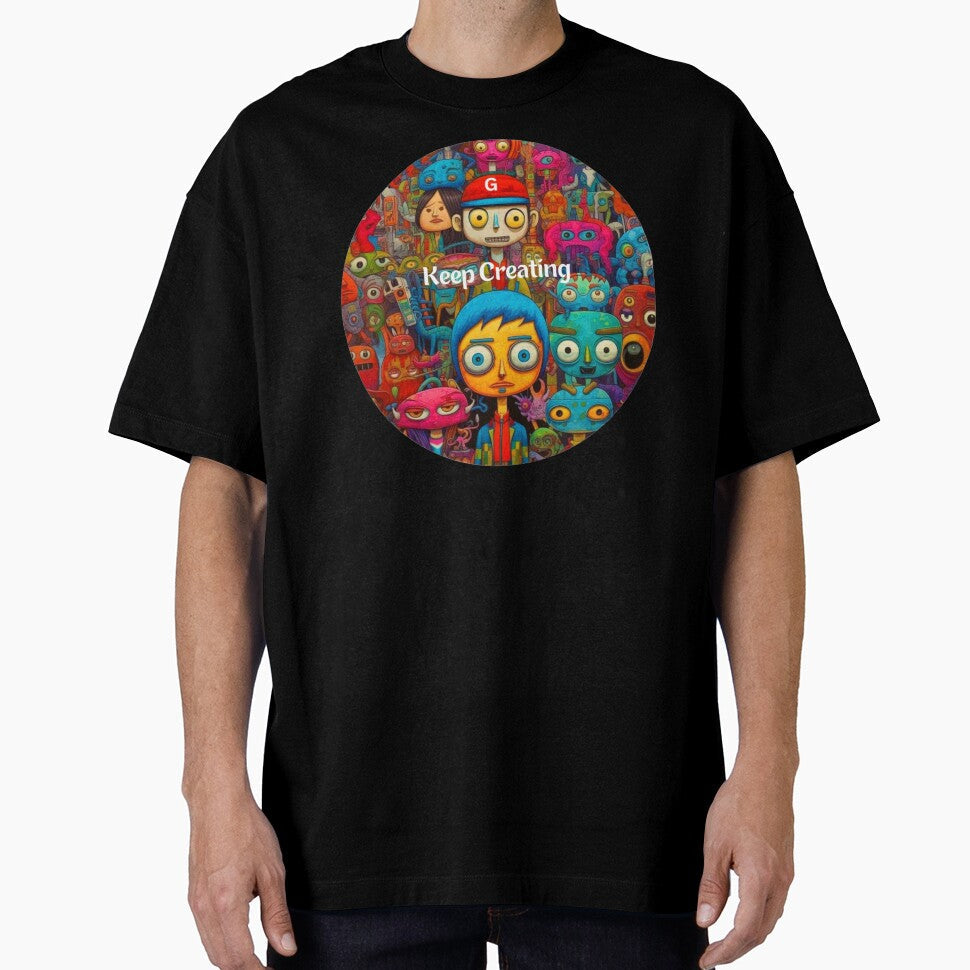 Inspiration: Keep Creating by Myra365Art - Adult & Kids T-Shirts, Sweatshirts & Hoodies apparel design preview 1