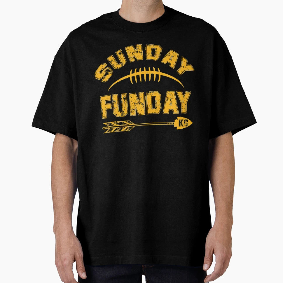 Sunday Funday Kc T-Shirt - Casual Everyday Wear for Adults - T-Shirt, Sweatshirt, Hoodie