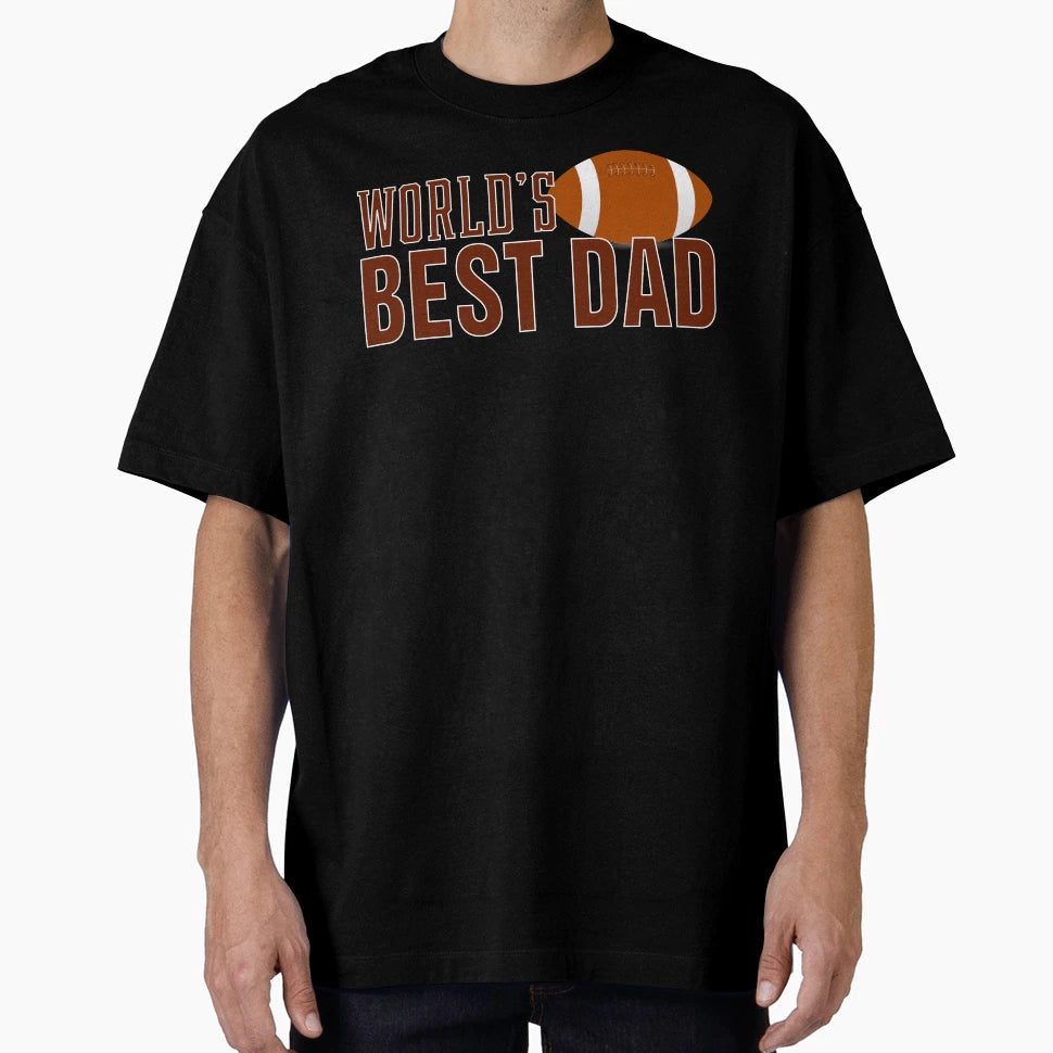 Simple Worlds Best Dad Typography T-Shirt - Custom Art Print Unisex - T-Shirt, Sweatshirt, Hoodie