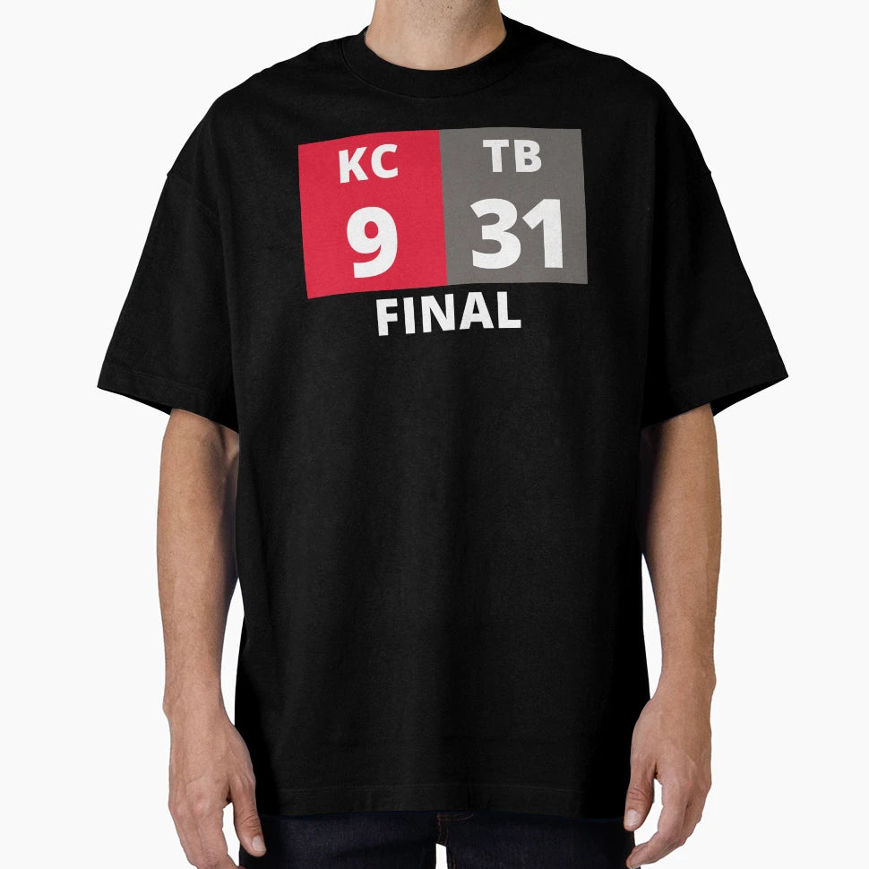 Tb 31 Kc 9 Tampa Bay Football Championship T-Shirt - Trendy Graphic Unisex - T-Shirt, Sweatshirt, Hoodie