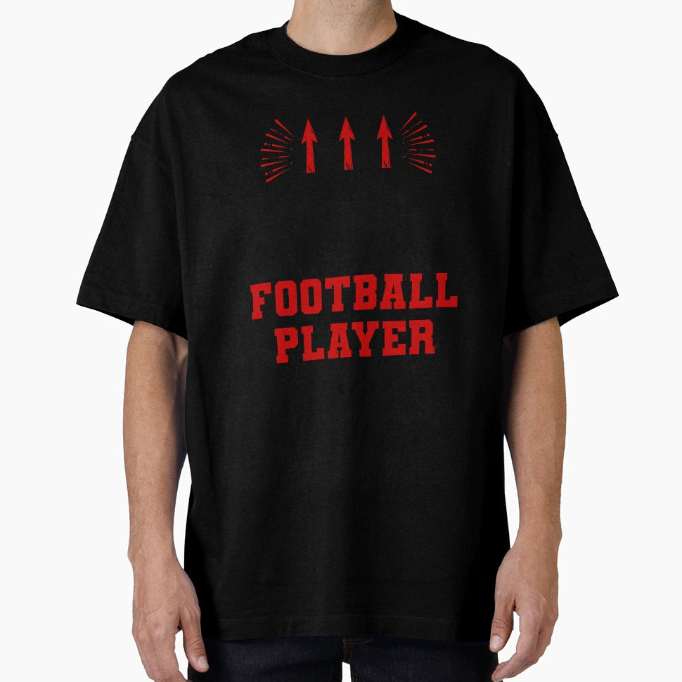 Awesome Football Player T-Shirt - Aesthetic Graphic for Adults - T-Shirt, Sweatshirt, Hoodie