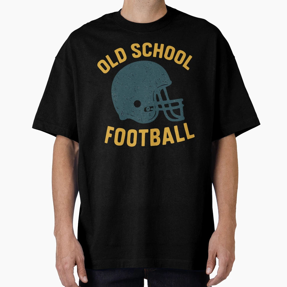 Old School Football Fans T-Shirt - Custom Art Print for Adults - T-Shirt, Sweatshirt, Hoodie