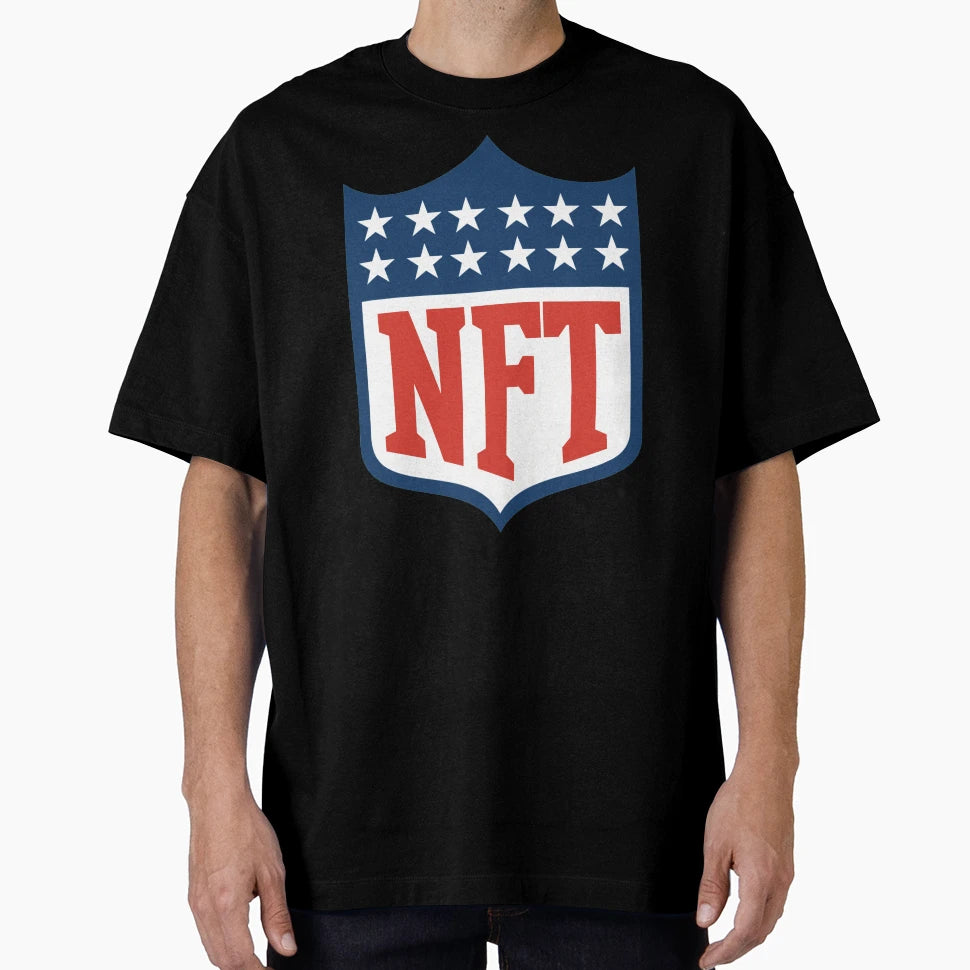 Nft Crypto Art Designed To Like Nfl T-Shirt - Streetwear Style Men Women - T-Shirt, Sweatshirt, Hoodie