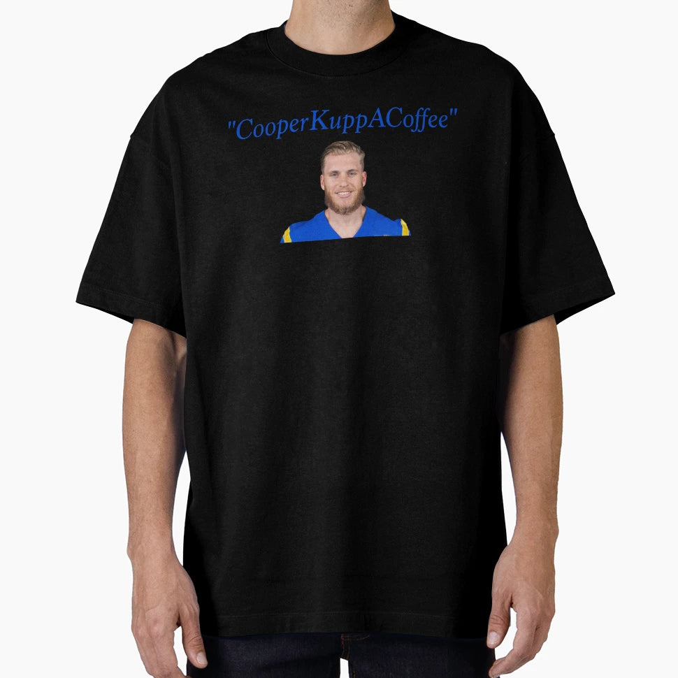 Cooper Kupp Coffee T-Shirt - Streetwear Style for Adults - T-Shirt, Sweatshirt, Hoodie