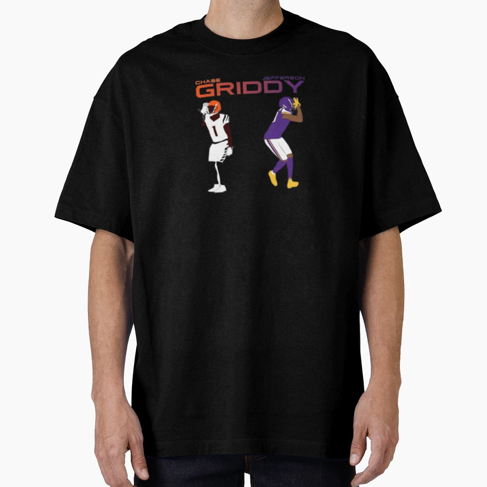 Griddy Duo T-Shirt - Trendy Graphic for Adults - T-Shirt, Sweatshirt, Hoodie
