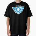 Superhero Letter Q Stars And Wings T-Shirt - Fun Novelty Design Men Women - T-Shirt, Sweatshirt, Hoodie