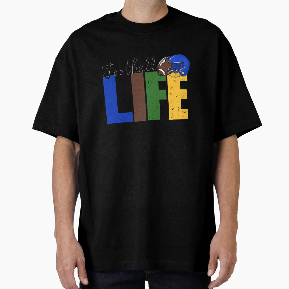 Football Life T-Shirt - Minimalist Print Unisex - T-Shirt, Sweatshirt, Hoodie