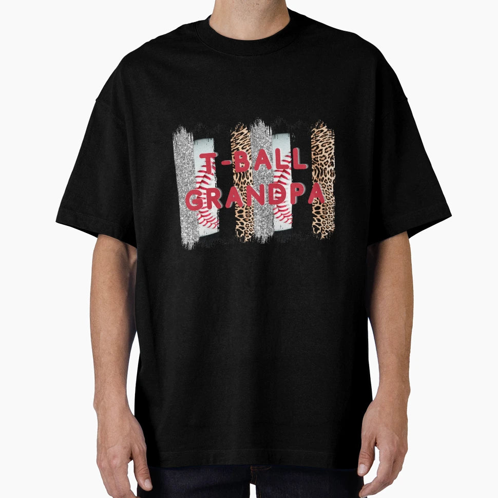 T Ball Grandpa T-Shirt - Custom Art Print Men Women - T-Shirt, Sweatshirt, Hoodie