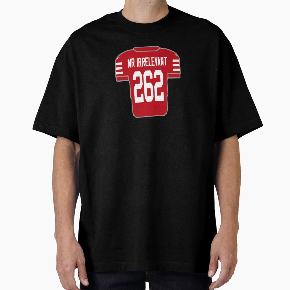 Irrelevant Draft Jersey T-Shirt - Graphic Print Unisex - T-Shirt, Sweatshirt, Hoodie