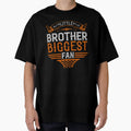 Little Brother Biggest Fan Basketball T-Shirt - Fun Novelty Design Unisex - T-Shirt, Sweatshirt, Hoodie