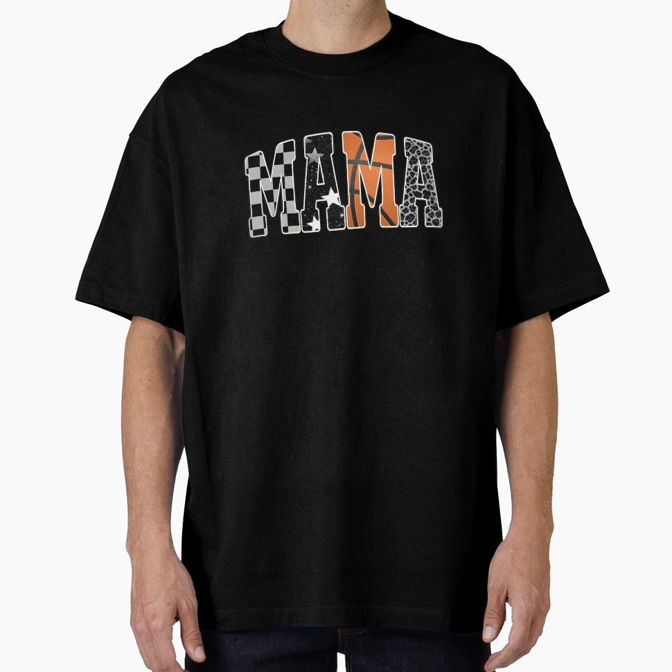 Basketball Mama Sweat T-Shirt - Custom Art Print for Adults - T-Shirt, Sweatshirt, Hoodie