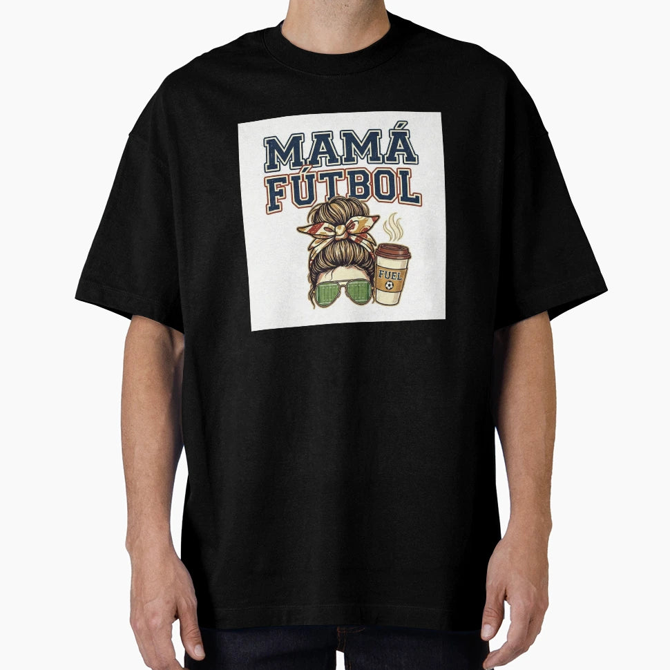 Mama Futbol Spanish Football Mom T-Shirt - Fun Novelty Design for Adults - T-Shirt, Sweatshirt, Hoodie