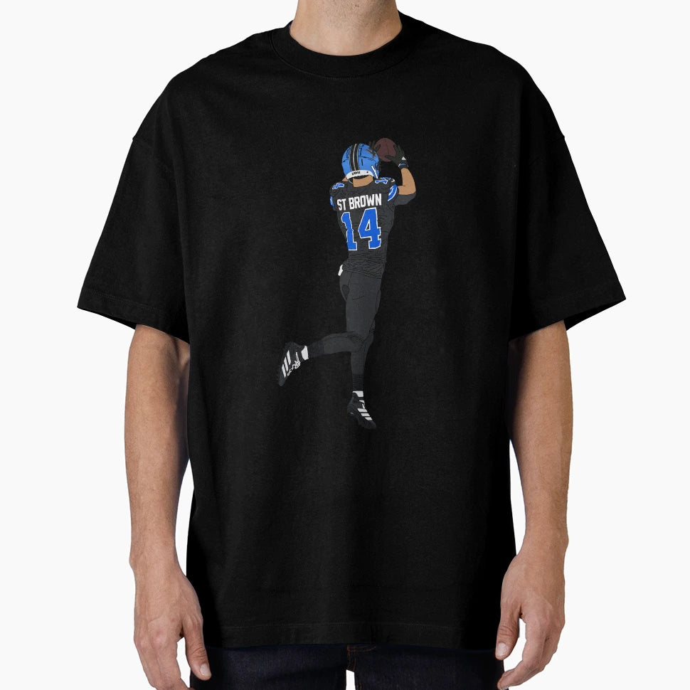 Amon Ra St Brown T-Shirt - Aesthetic Graphic Men Women - T-Shirt, Sweatshirt, Hoodie
