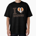 I Love Browns Heart T-Shirt - Minimalist Print Unisex - T-Shirt, Sweatshirt, Hoodie