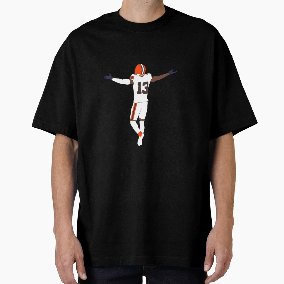 Cleveland Browns Odell Beckham Jr T-Shirt - Custom Art Print Men Women - T-Shirt, Sweatshirt, Hoodie