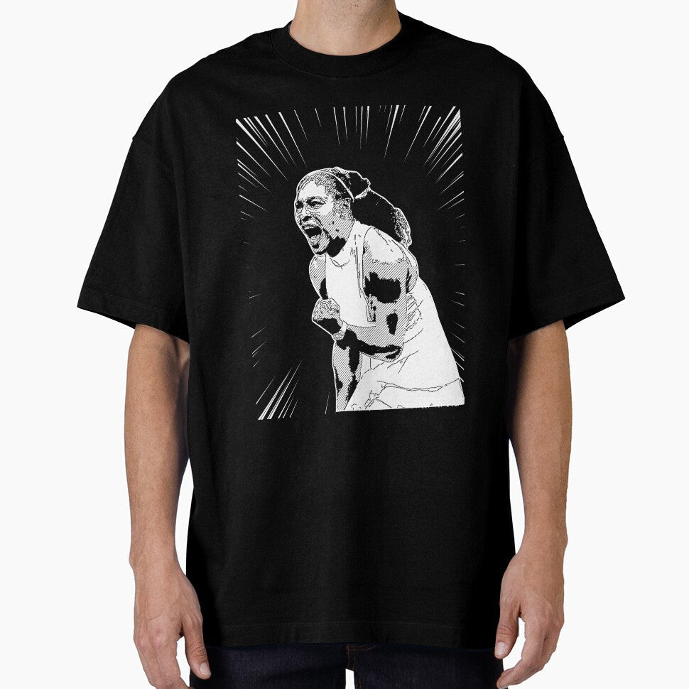 Serena Williams Slim Fit by FGGHHJ - Adult & Kids T-Shirts, Sweatshirts & Hoodies apparel design preview 1
