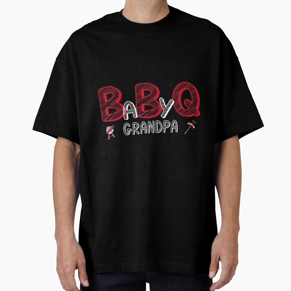 Mens Bbq Shower Grandpa Shower Theme T-Shirt - Minimalist Print Men Women - T-Shirt, Sweatshirt, Hoodie