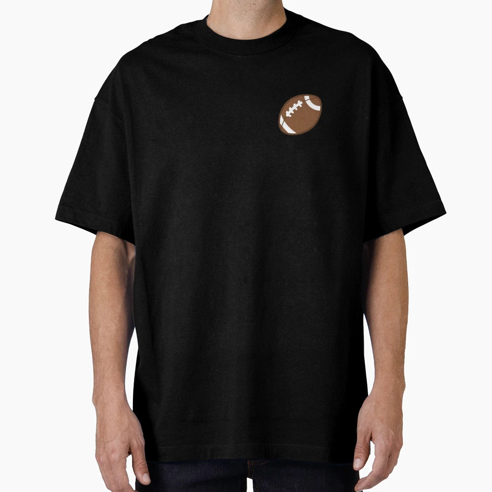 American Football Pattern T-Shirt - Graphic Print for Adults - T-Shirt, Sweatshirt, Hoodie