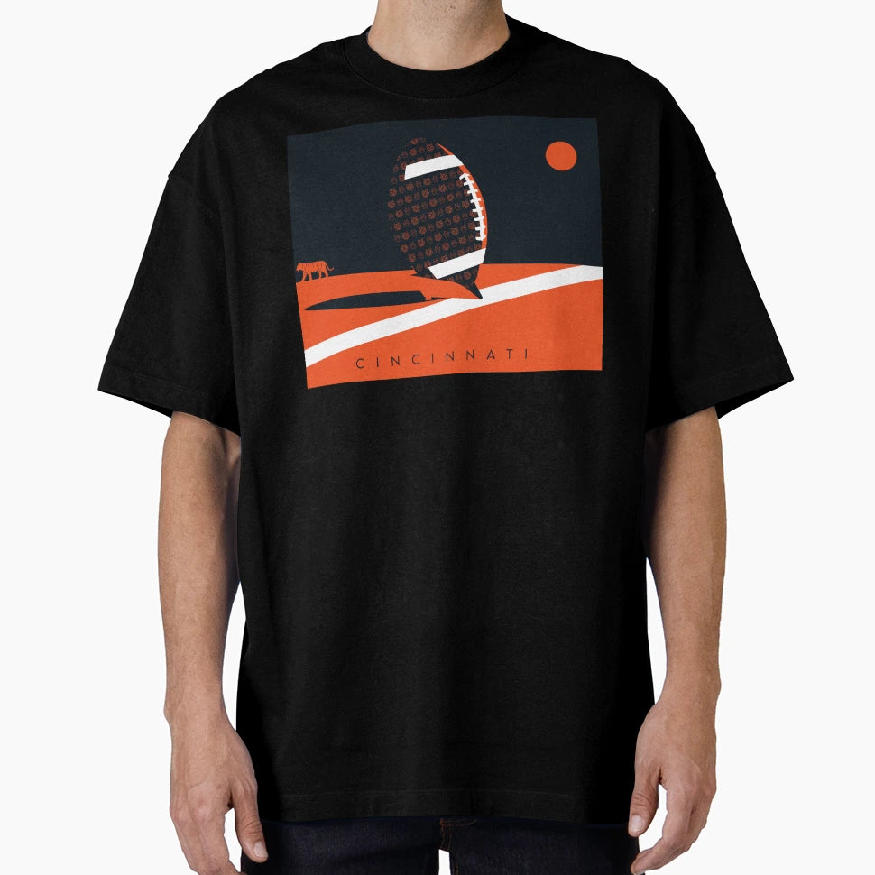 Cincinnati Cincinnati Ohio Ohio Football T-Shirt - Trendy Graphic Unisex - T-Shirt, Sweatshirt, Hoodie