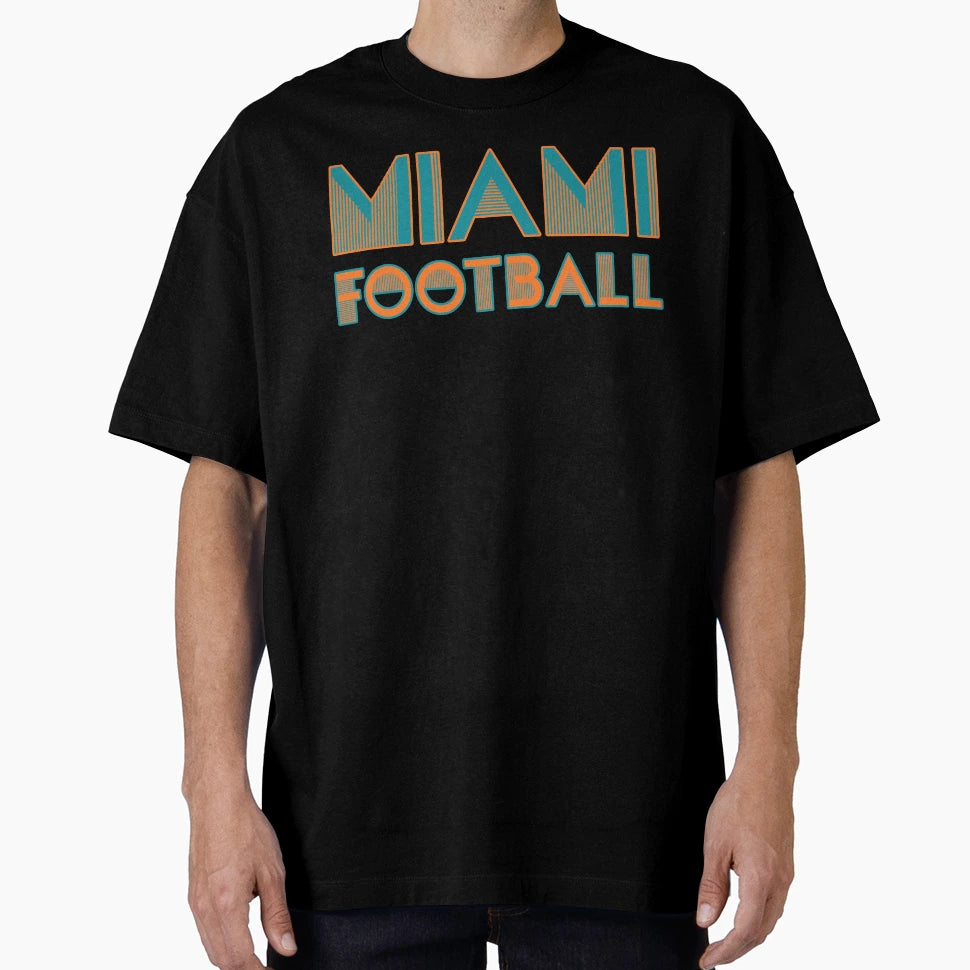 Miami Dolphins T-Shirt - Minimalist Print for Adults - T-Shirt, Sweatshirt, Hoodie
