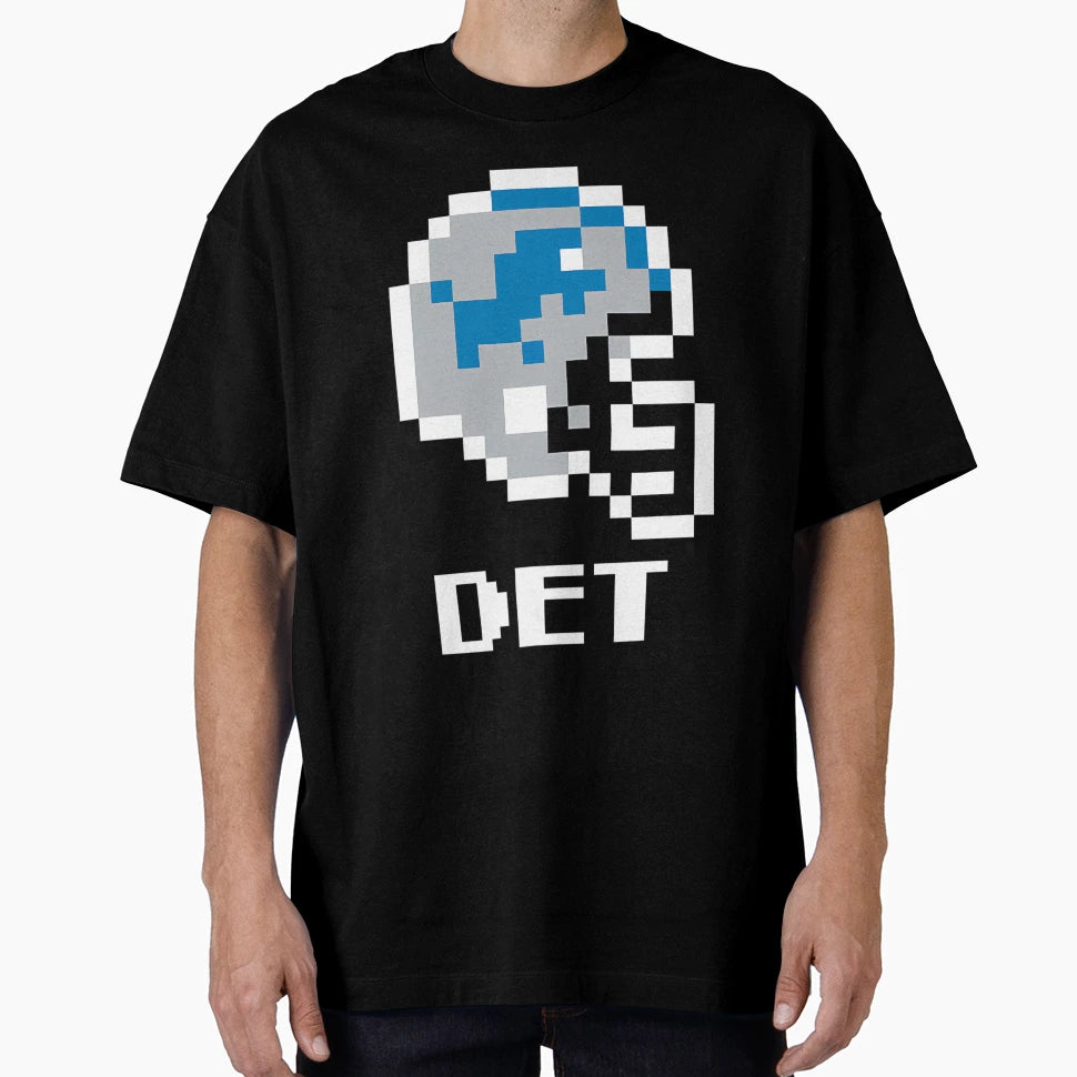 Detroit Lions Tecmo Super Bowl T-Shirt - Minimalist Print for Adults - T-Shirt, Sweatshirt, Hoodie