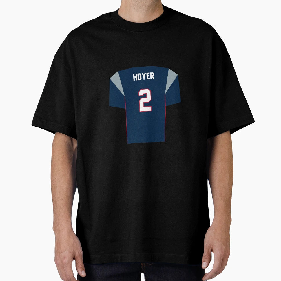 Brian Hoyer Patriots Jersey T-Shirt - Custom Art Print Unisex - T-Shirt, Sweatshirt, Hoodie