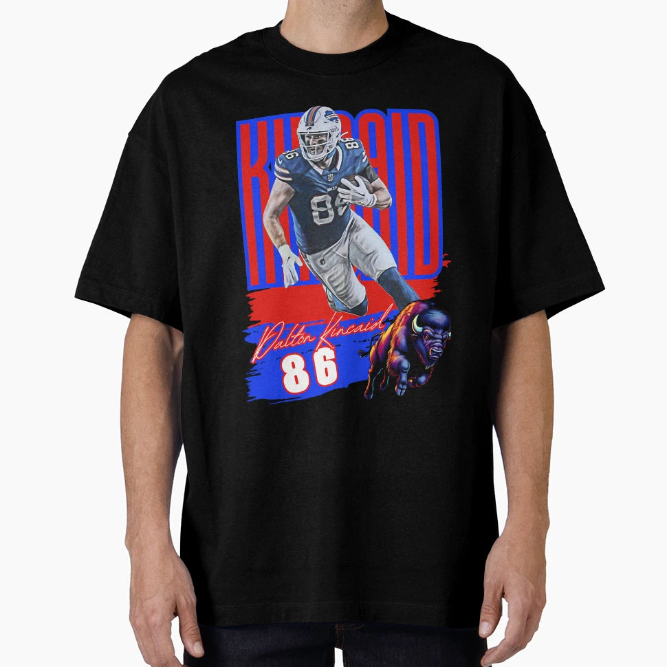 Dalton Kincaid Buffalo Bills Football T-Shirt - Fun Novelty Design Unisex - T-Shirt, Sweatshirt, Hoodie