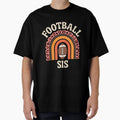 Leopard Sister Football Family Support T-Shirt - Minimalist Print Men Women - T-Shirt, Sweatshirt, Hoodie