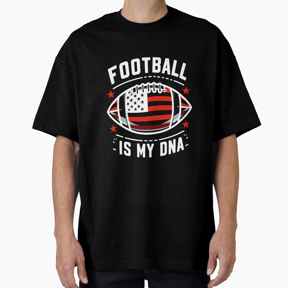 Football Is My Dna T-Shirt - Fun Novelty Design for Adults - T-Shirt, Sweatshirt, Hoodie