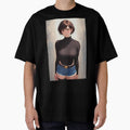 Anime girl with short hair by guardagris - Adult & Kids T-Shirts, Sweatshirts & Hoodies apparel design preview 1
