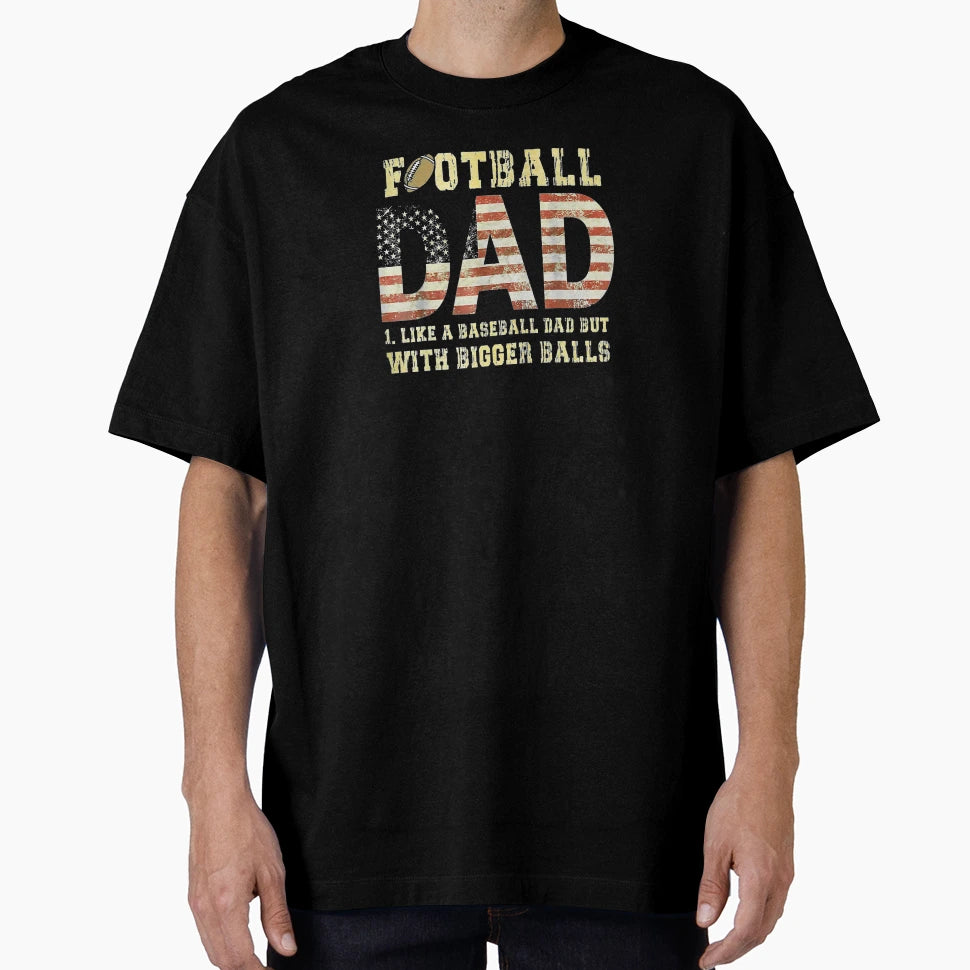 Football Dad Like Baseball Dad T-Shirt - Minimalist Print Unisex - T-Shirt, Sweatshirt, Hoodie