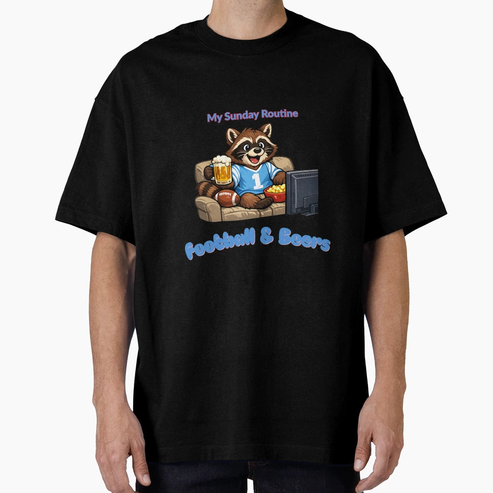 Tennessee Titans Sunday Routine T-Shirt - Minimalist Print for Adults - T-Shirt, Sweatshirt, Hoodie