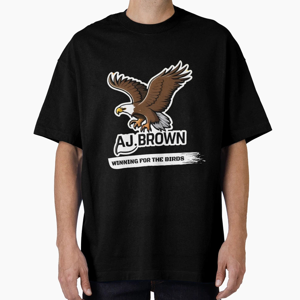 Aj Brown Eagle T-Shirt - Graphic Print Men Women - T-Shirt, Sweatshirt, Hoodie