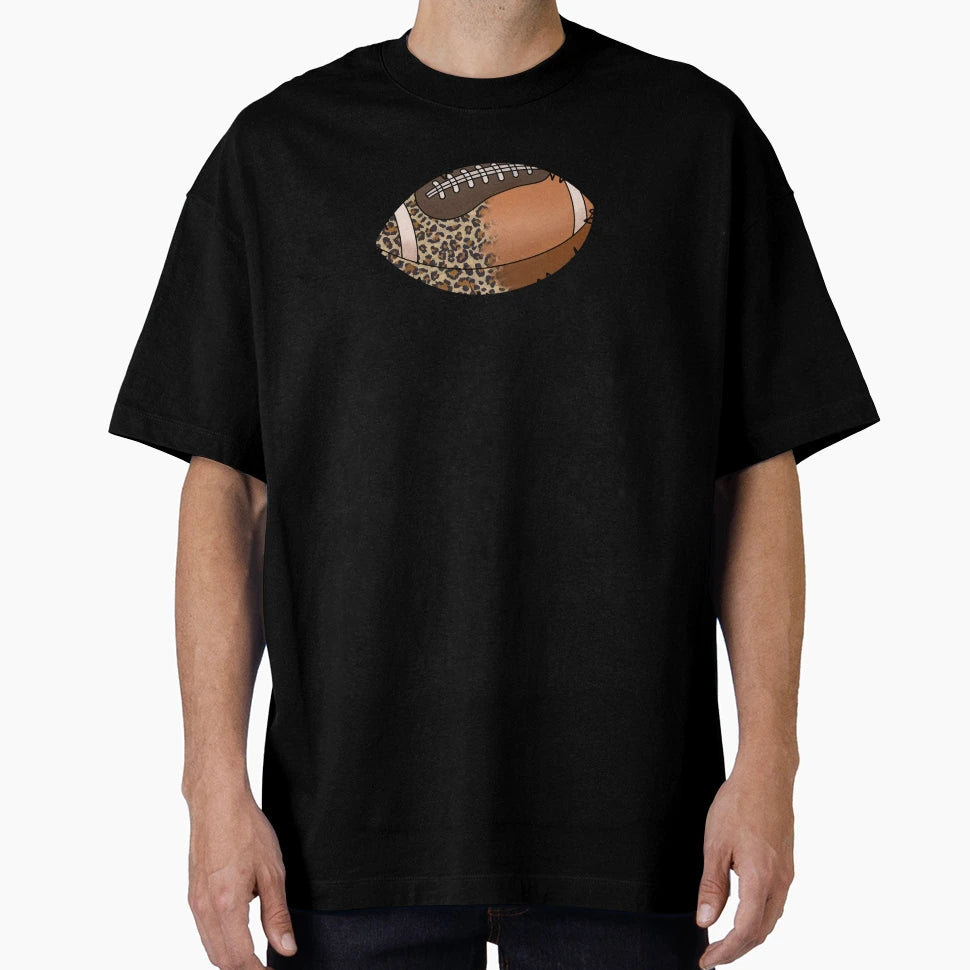 Football Papa Leopard Png Sublimation T-Shirt - Unique Graphic Men Women - T-Shirt, Sweatshirt, Hoodie