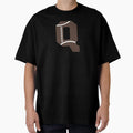 Personalized Football Initial Q T-Shirt - Custom Art Print Unisex - T-Shirt, Sweatshirt, Hoodie