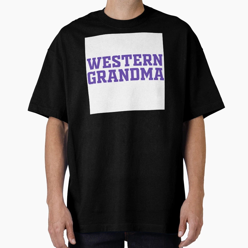 Western University Grandma T-Shirt - Custom Art Print Unisex - T-Shirt, Sweatshirt, Hoodie