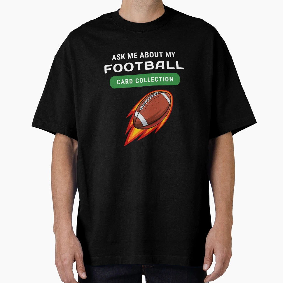 Football Card Collector T-Shirt - Aesthetic Graphic Men Women - T-Shirt, Sweatshirt, Hoodie