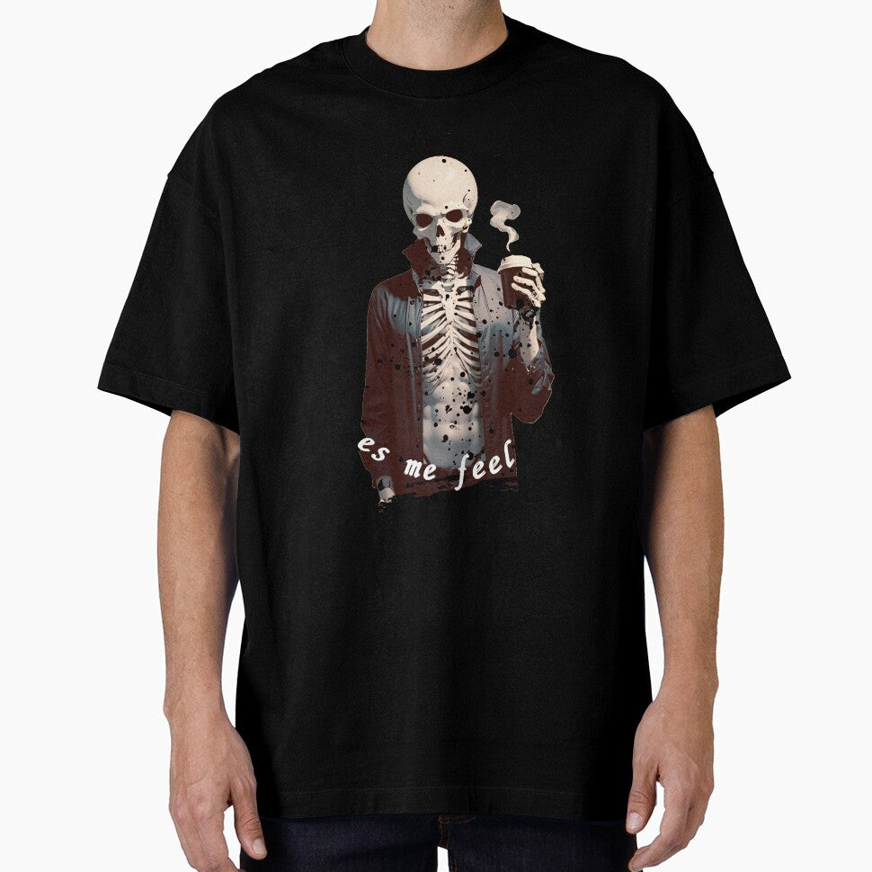 Drinking coffee makes me feel alive_B by Inklivion - Adult & Kids T-Shirts, Sweatshirts & Hoodies apparel design preview 1