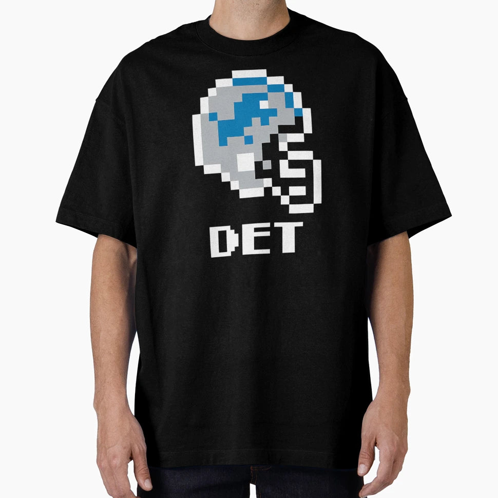 Detroit Lions Tecmo Super Bowl Football T-Shirt - Unique Graphic Men Women - T-Shirt, Sweatshirt, Hoodie