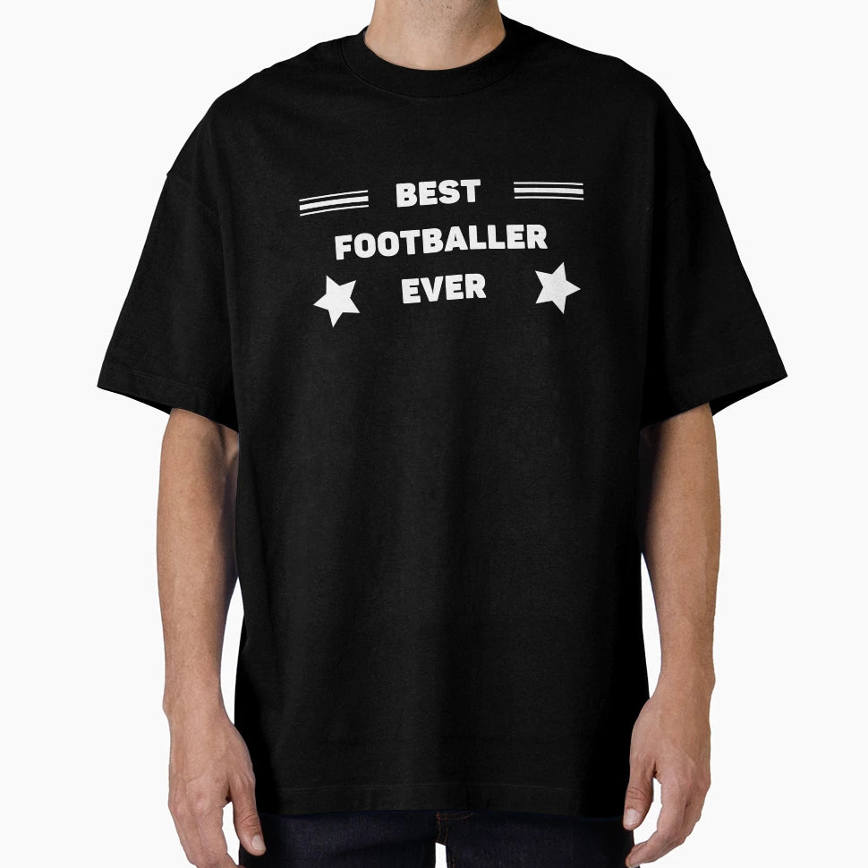 Best Footballer Ever T-Shirt - Minimalist Print for Adults - T-Shirt, Sweatshirt, Hoodie