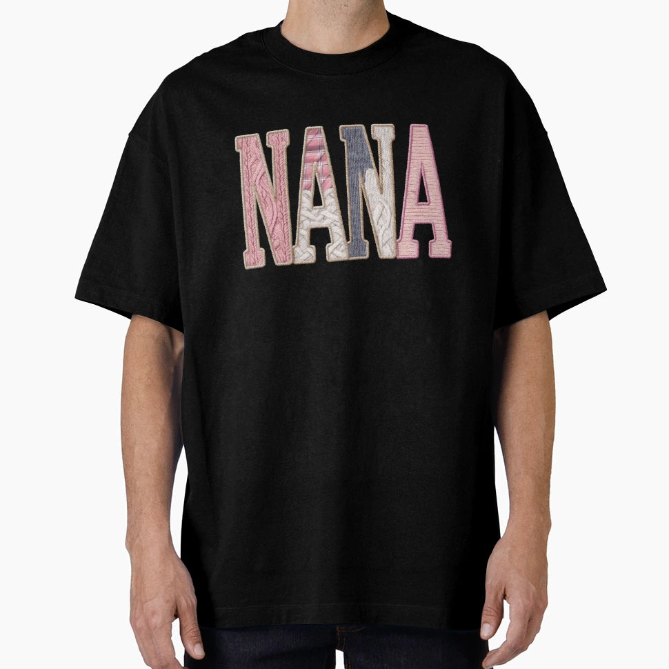 Nana Rustic Plaid T-Shirt - Unique Graphic for Adults - T-Shirt, Sweatshirt, Hoodie