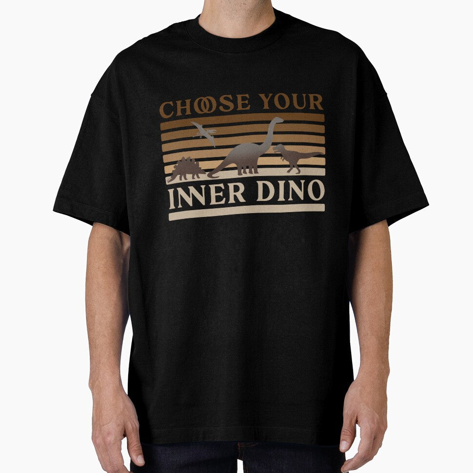 Choose your inner dino dinosaurs by hayrpictures - Adult & Kids T-Shirts, Sweatshirts & Hoodies apparel design preview 1