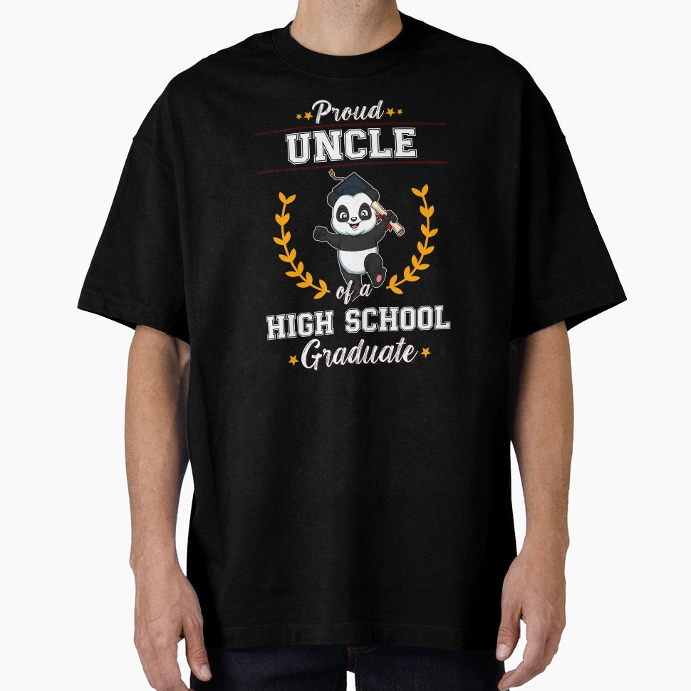 Proud Uncle High School Graduate T-Shirt - Novelty Apparel Men Women - T-Shirt, Sweatshirt, Hoodie