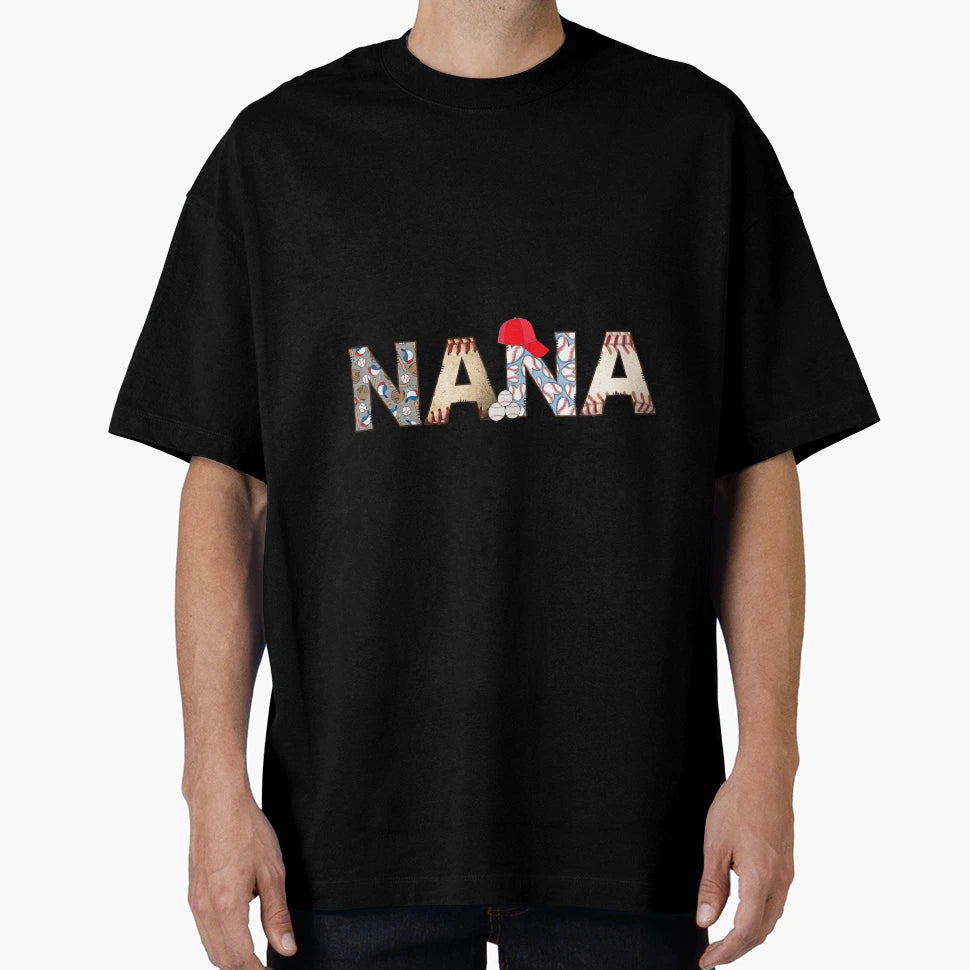 Baseball Nana T-Shirt - Trendy Graphic for Adults - T-Shirt, Sweatshirt, Hoodie