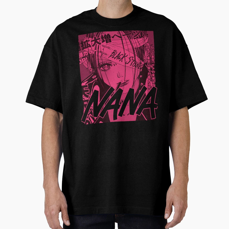 Nana Anime Nana Osaki Black Stones T-Shirt - Novelty Apparel for Adults - T-Shirt, Sweatshirt, Hoodie