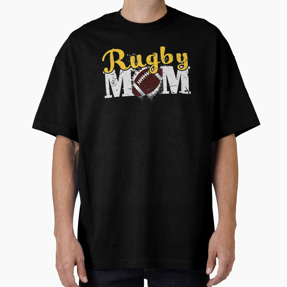 Family 365 Rugby Mom T-Shirt - Casual Everyday Wear Unisex - T-Shirt, Sweatshirt, Hoodie