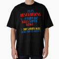 2025 Resolutions T-Shirt - Minimalist Print Men Women - T-Shirt, Sweatshirt, Hoodie