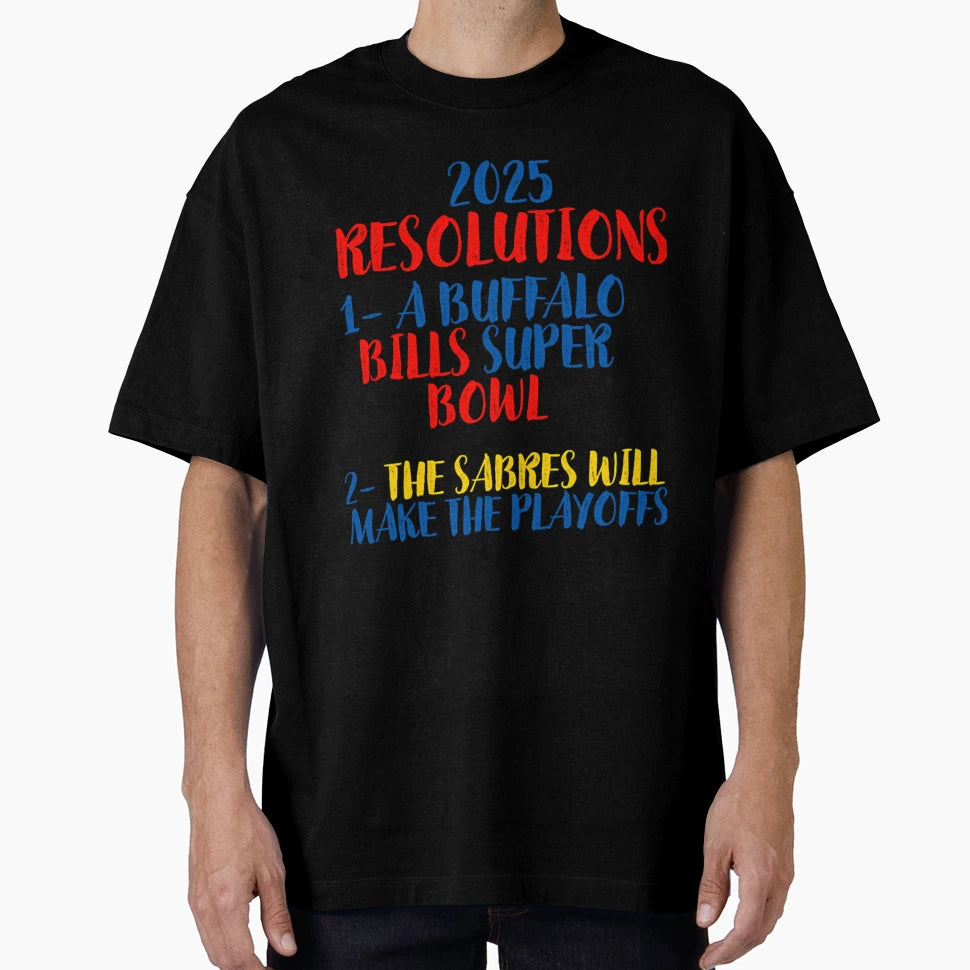 2025 Resolutions T-Shirt - Minimalist Print Men Women - T-Shirt, Sweatshirt, Hoodie